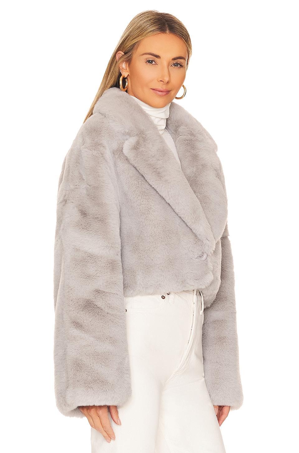 Faux Fox Jacket Adrienne Landau Product Image