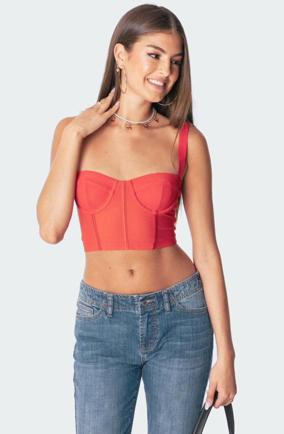 Teagen Mesh Corset Top Product Image