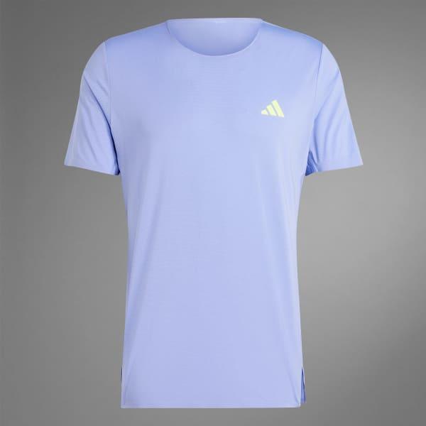 adidas Adizero Running Tee Blue Spark 2XL Mens Product Image