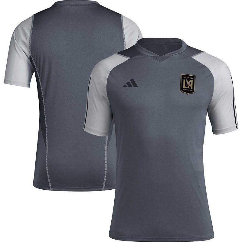 Mens adidas Gray LAFC 2023 On-Field Training Jersey Product Image