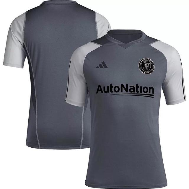 Mens adidas Gray Inter Miami CF 2023 On-Field Training Jersey Product Image