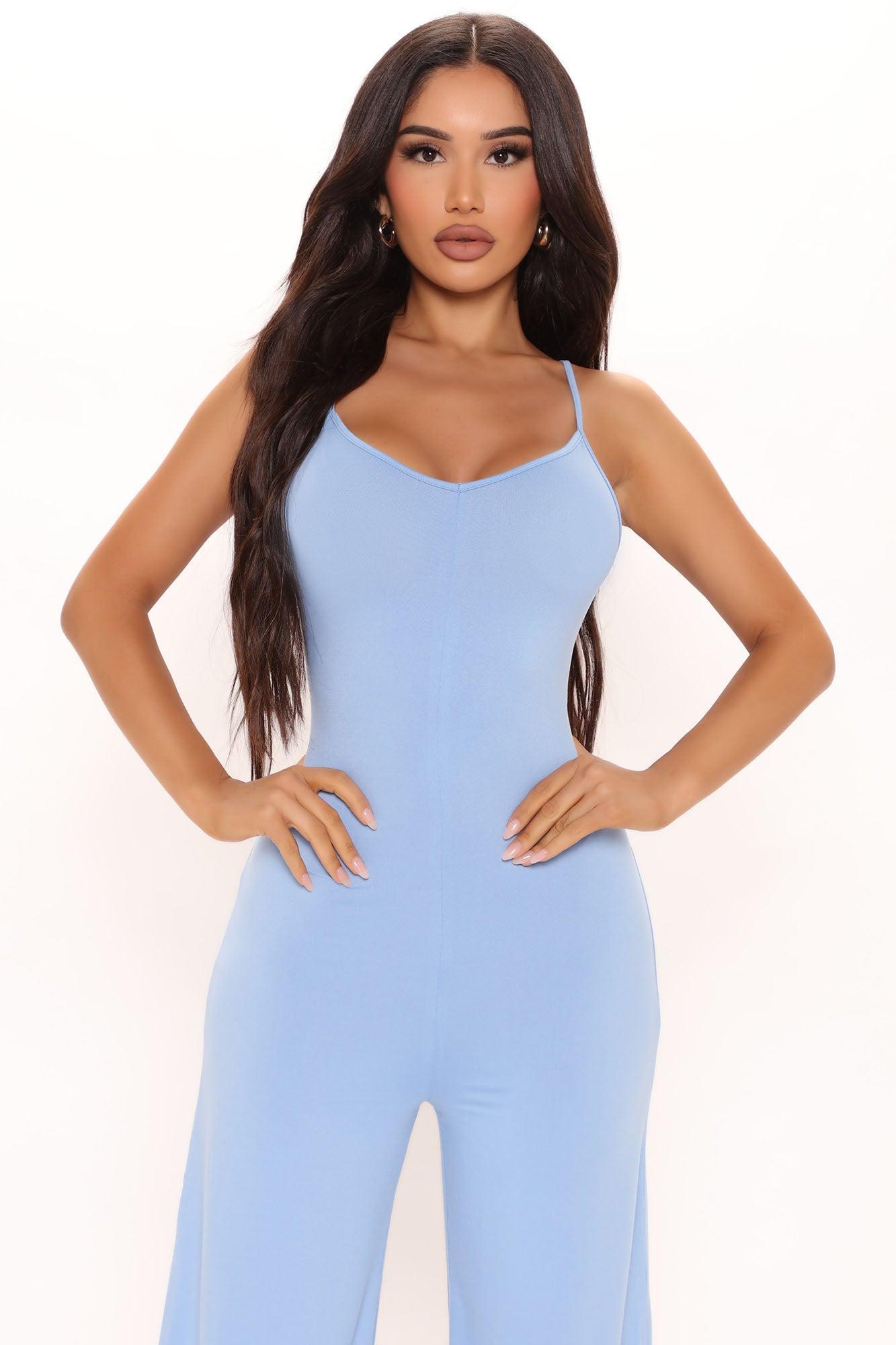 Simpler Times Jumpsuit - Blue Product Image