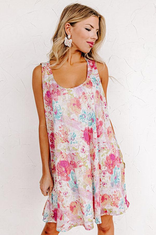 Double Date Shift Dress In Pink Product Image