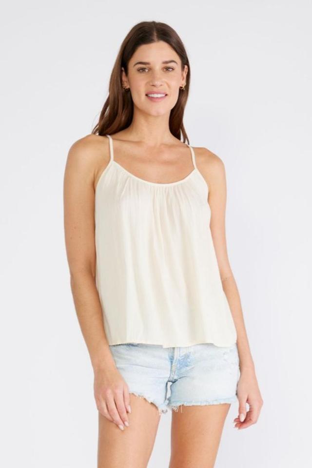 Crochet Lace Scoop Neck Tank Top Product Image