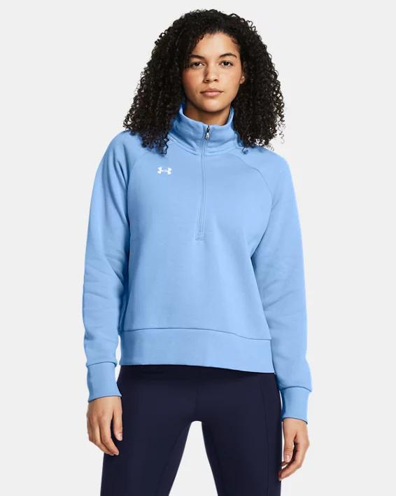 Women's UA Rival Fleece ½ Zip Product Image