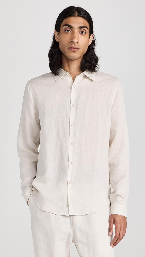 Onia Air Linen Long Sleeve Shirt | Shopbop Product Image