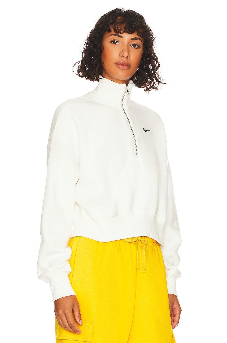 Crop Quarter Zip Sweatshirt Nike Product Image