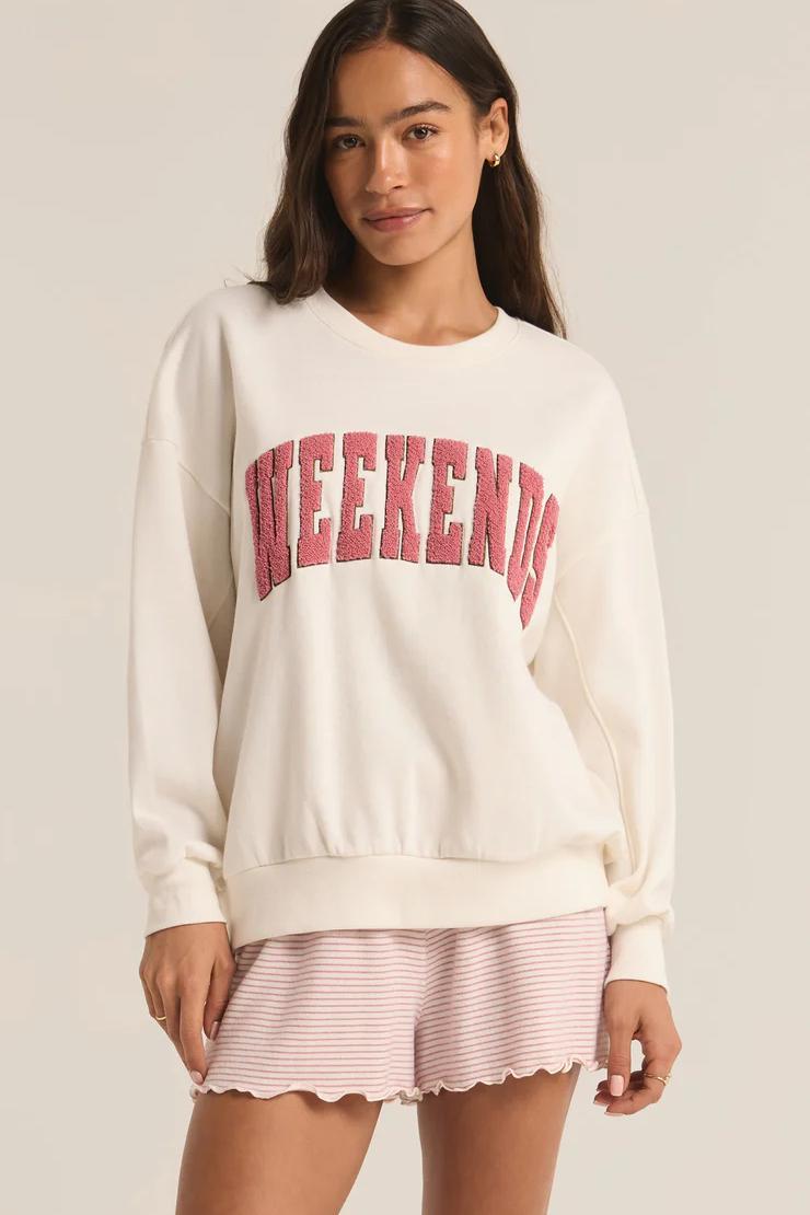 Oversized Weekend Sweatshirt Product Image