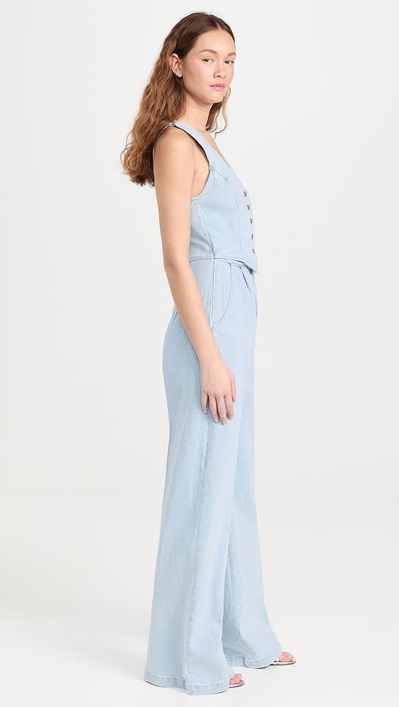 Amanda Uprichard Ethan Denim Jumpsuit | Shopbop Product Image