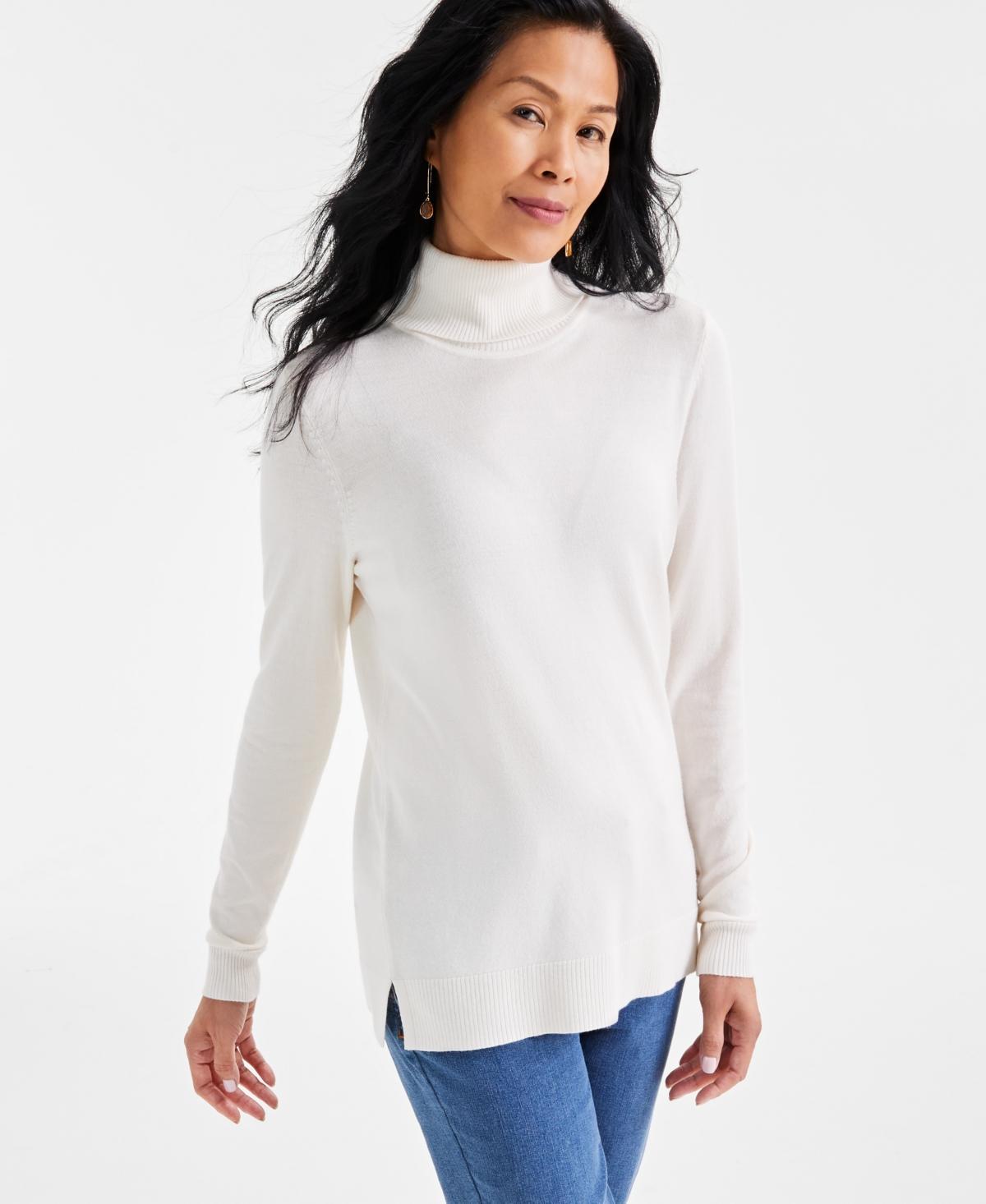 Style & Co Womens Turtleneck Long-Sleeve Sweater, Created for Macys Product Image