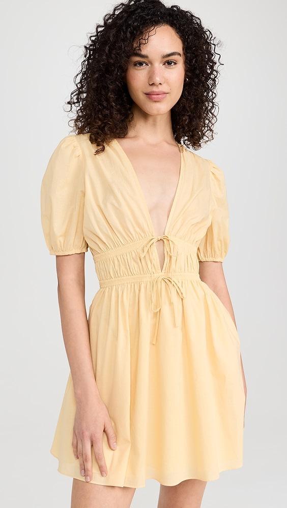 WAYF Gatehred Short Sleeve Mini Dress | Shopbop Product Image