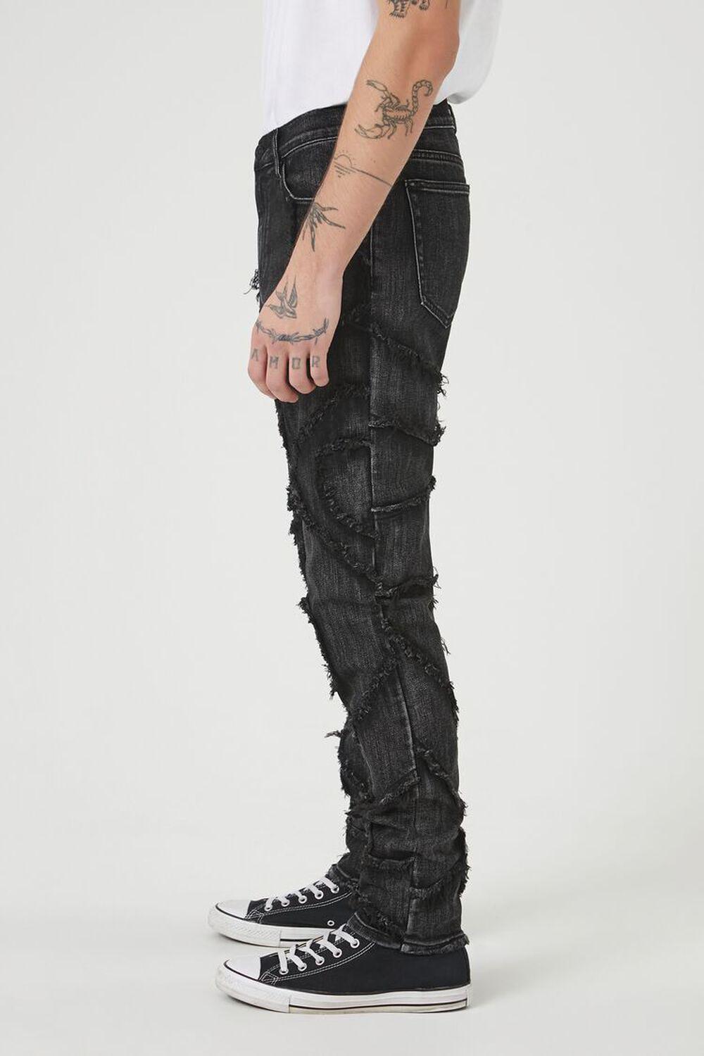 Frayed Slim-Fit Mid-Rise Jeans | Forever 21 Product Image