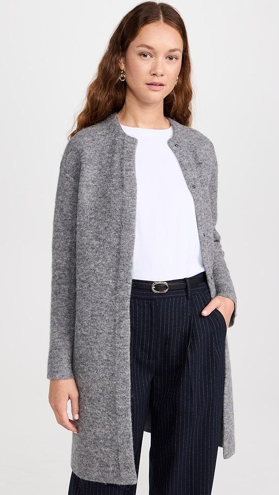 Vince Textured Soft Sculpt Car Coat | Shopbop Product Image