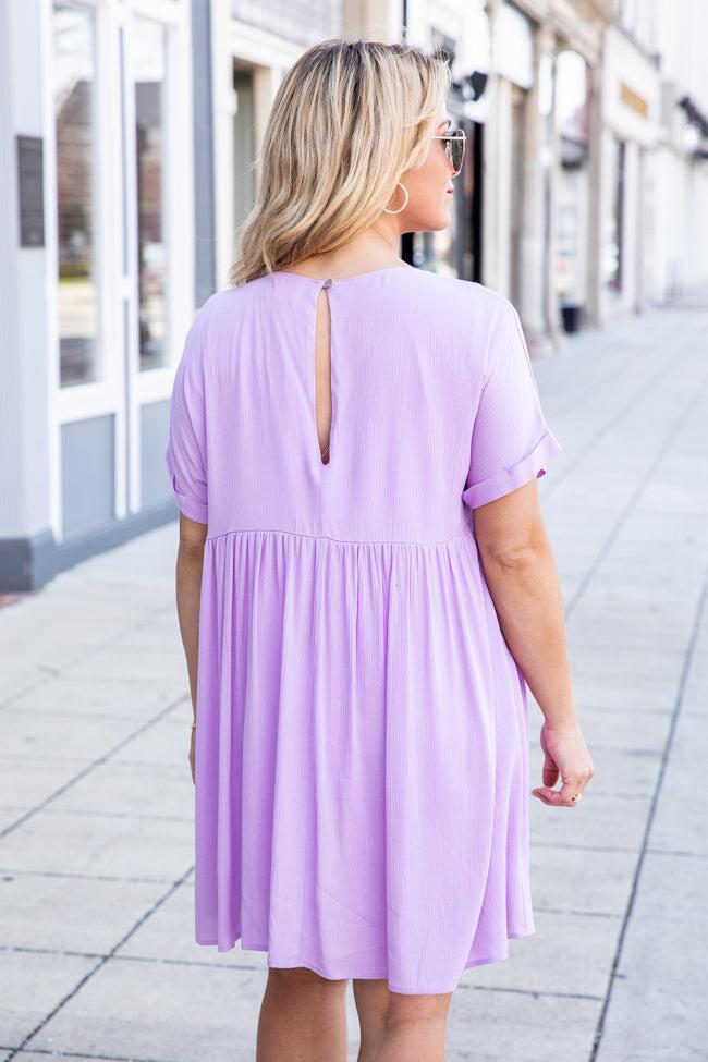 Call You Over Lavender Romper Dress FINAL SALE Product Image