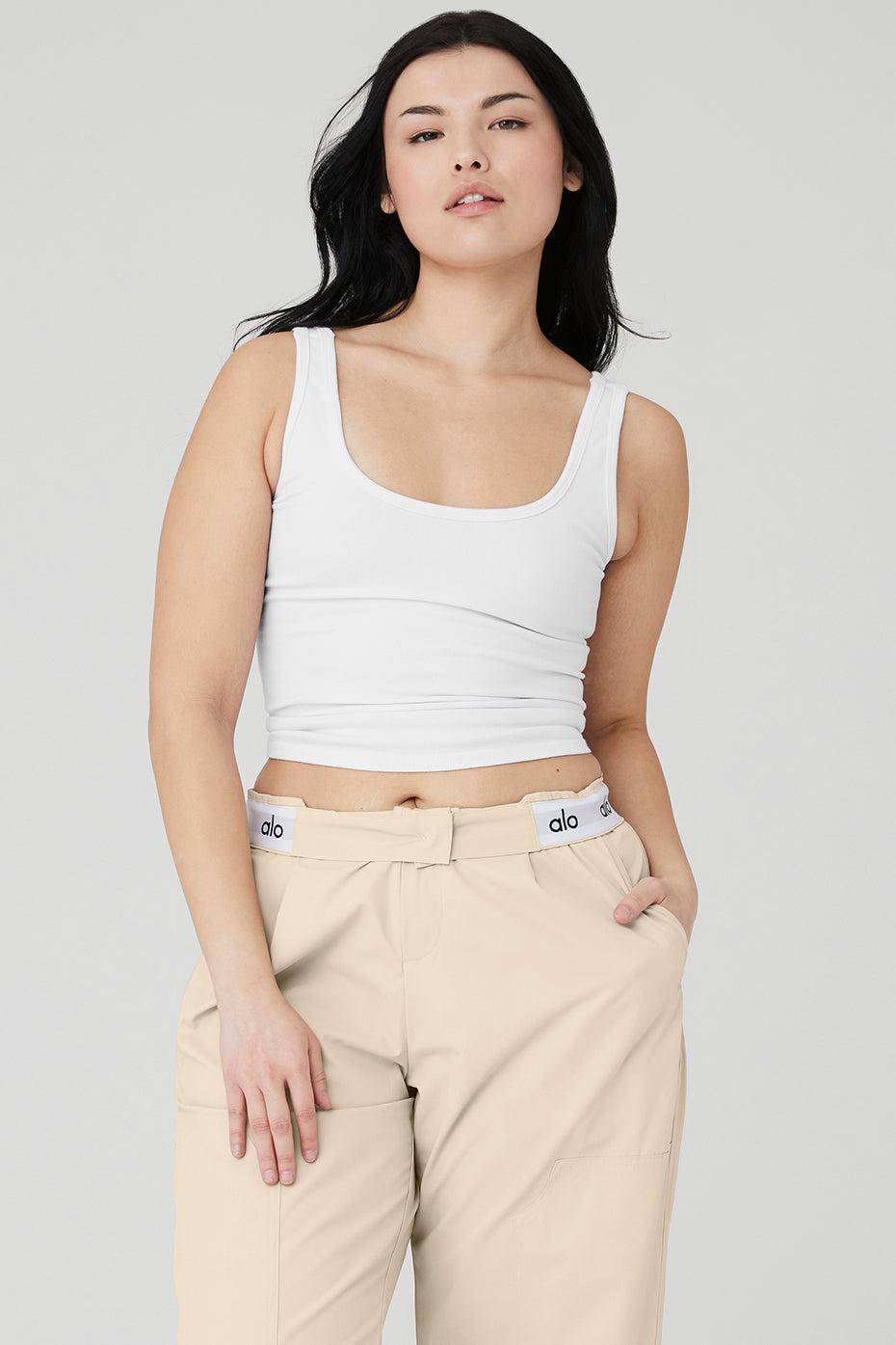 Seamless Chosen Tank - White Product Image