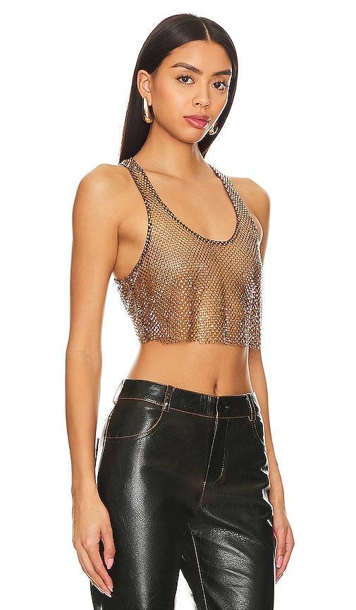 CULTNAKED Choco Stardust Crop Top Size L, M, S, XS. Product Image