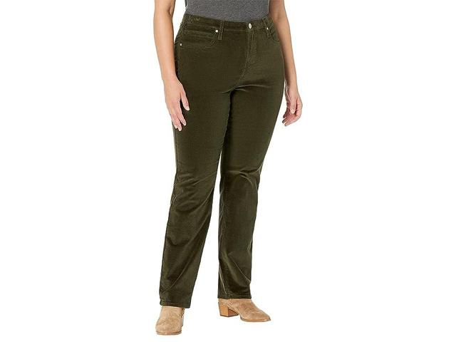 Jag Jeans Plus Size Ruby Mid-Rise Straight Leg Pants Women's Clothing Product Image