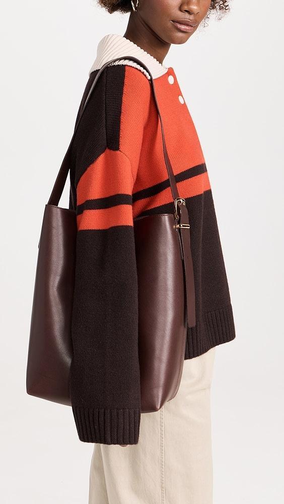 Madewell The Essential Bucket Tote in Leather | Shopbop Product Image