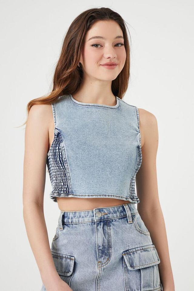 Denim Crop Top | Forever 21 Product Image