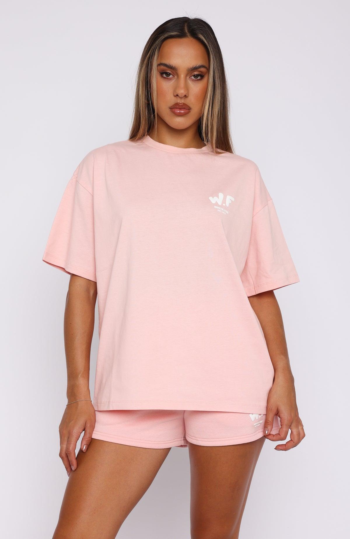 The New Standard Oversized Tee Pink Product Image