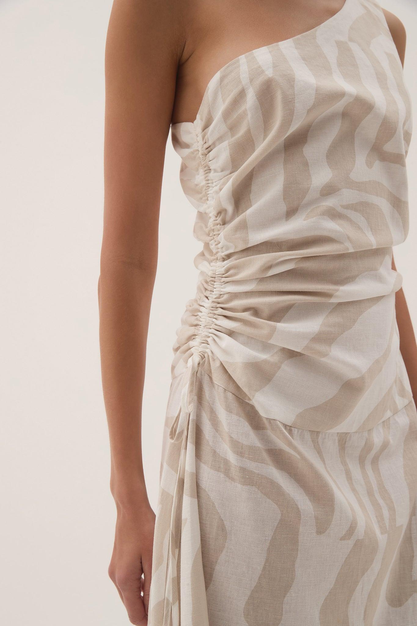 Daze One Shoulder Maxi Dress Product Image