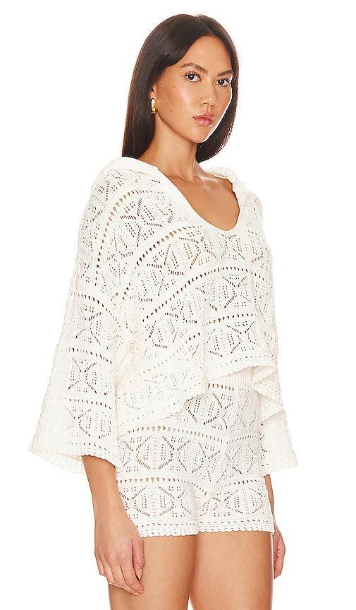 L*Space Diamond Eyes Sweater (Cream) Women's Sweater Product Image