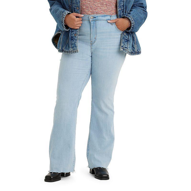 Levis Plus Size 726 High Rise Flare Leg Denim Jeans Product Image