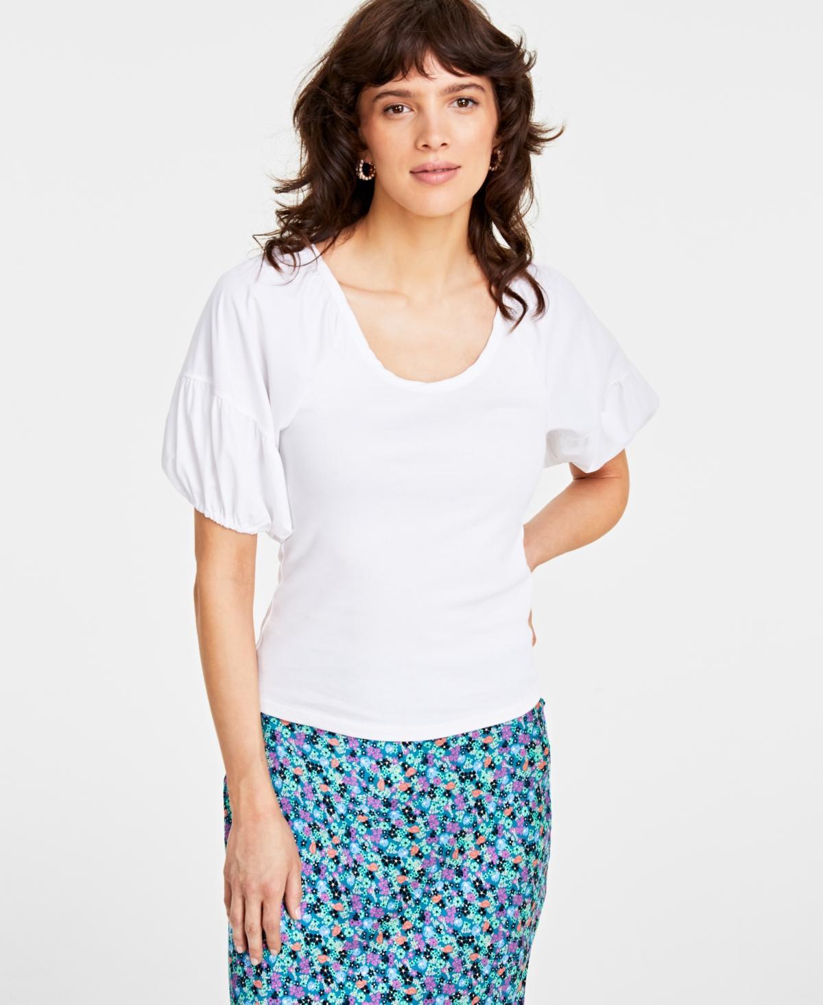 Women's Scoop-Neck Knit Top, Created for Macy's Product Image