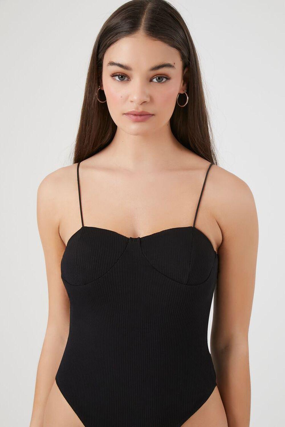 Ribbed Knit Cami Bodysuit | Forever 21 Product Image