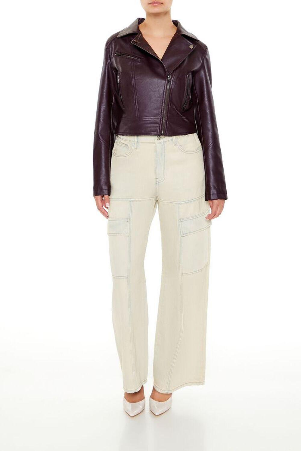 Faux Leather Moto Jacket | Forever 21 Product Image