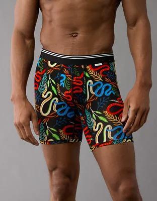 AEO Men's Snakes Stamps 6" Ultra Soft Boxer Brief Product Image