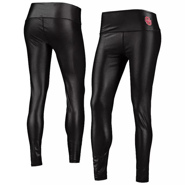 Womens ZooZatz Oklahoma Sooners Shine Liquid Leggings Product Image