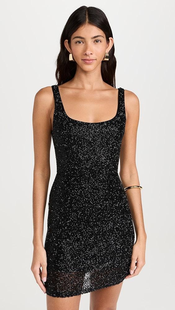 L'AGENCE Inori Beaded Mini Dress | Shopbop Product Image