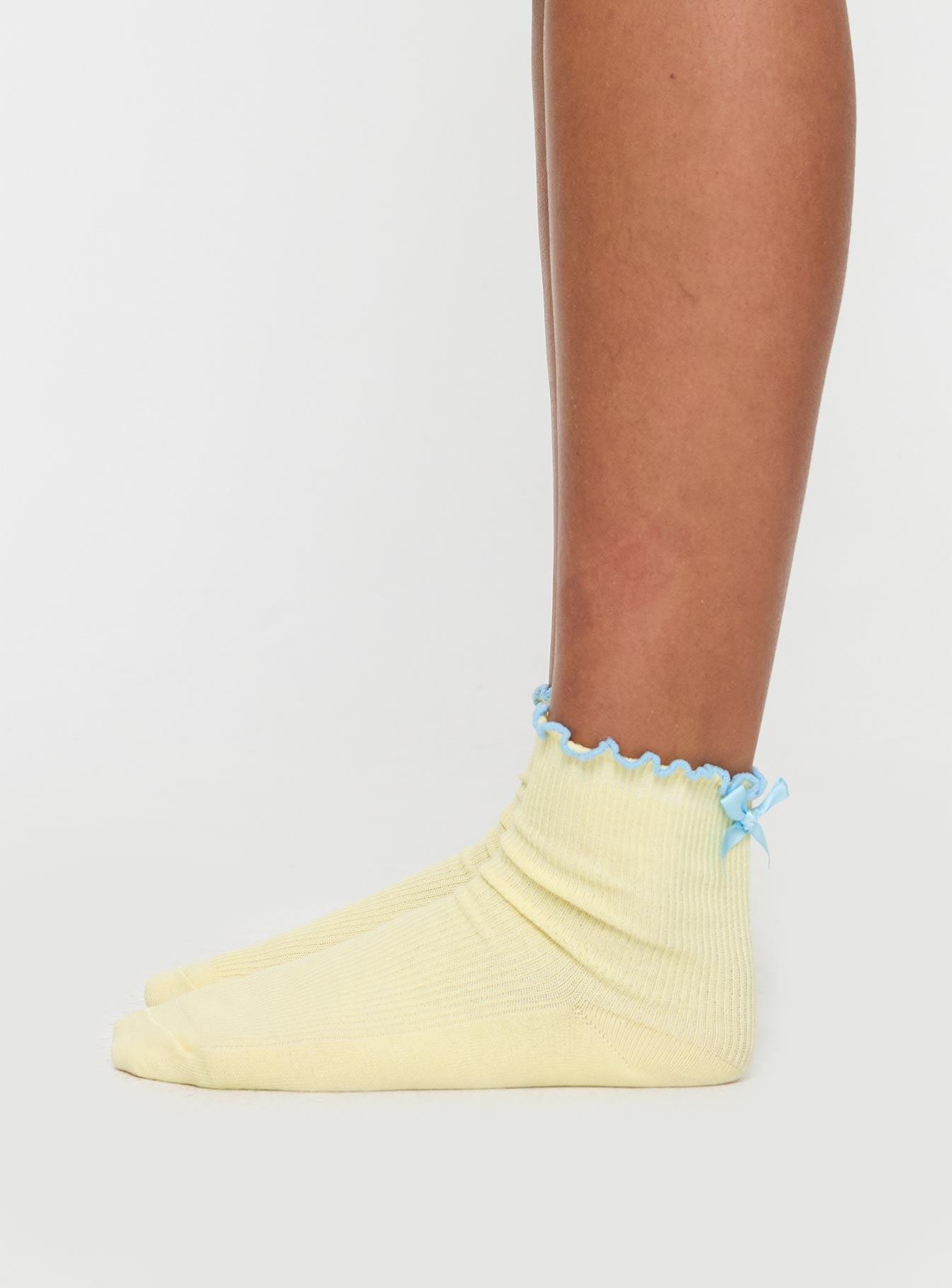 Lanter Socks Lemon / Blue Product Image