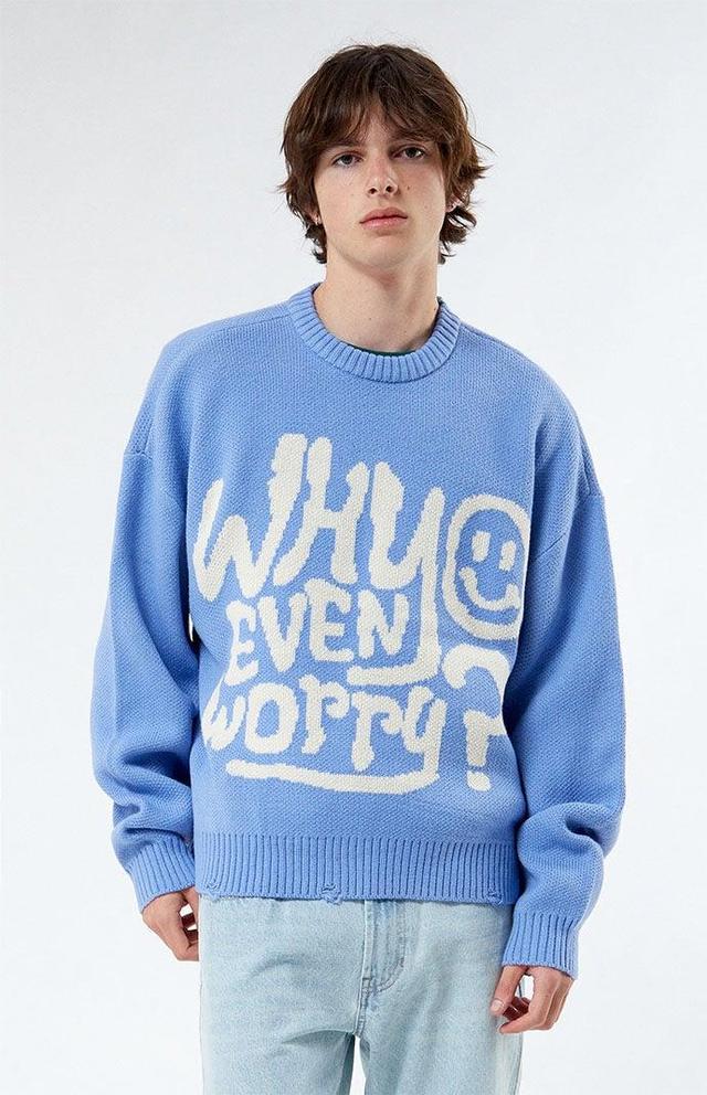 Men's Why Even Worry Cropped Sweater Product Image