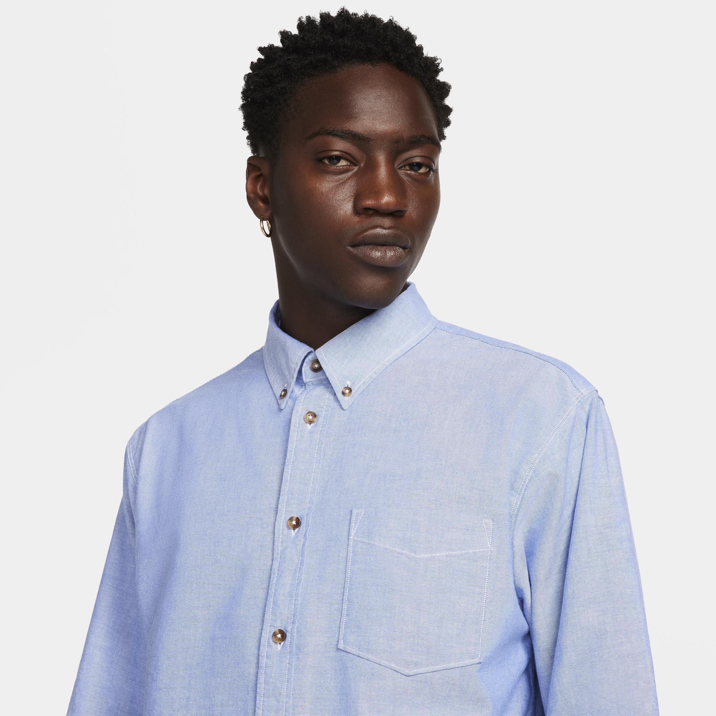 Nike Men's Life Long-Sleeve Oxford Button-Down Shirt Product Image