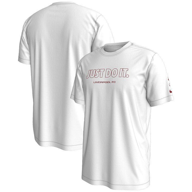 Mens Nike White Liverpool Just Do It T-shirt Product Image