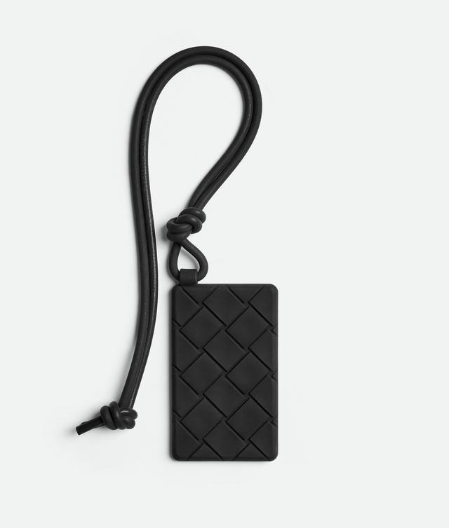 Men's Card Case On Strap in Black Product Image