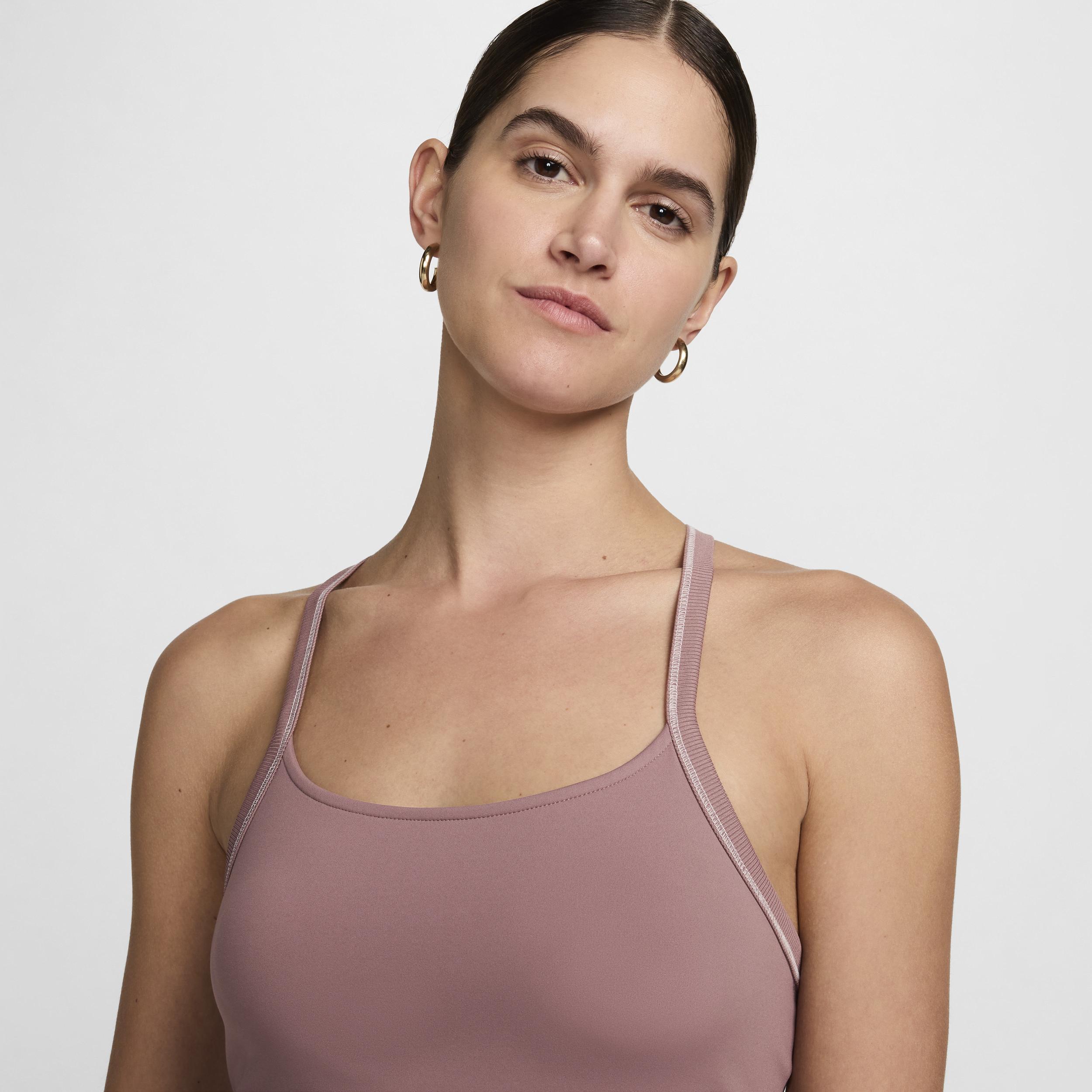 Nike Women's One Fitted Dri-FIT Cropped Tank Top Product Image