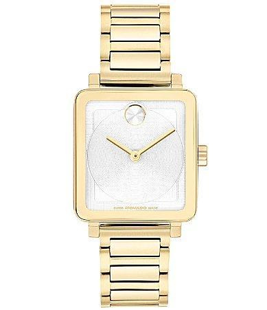 Movado BOLD Womens Evolution 2.0 Quartz Analog Gold Tone Stainless Steel Bracelet Watch Product Image