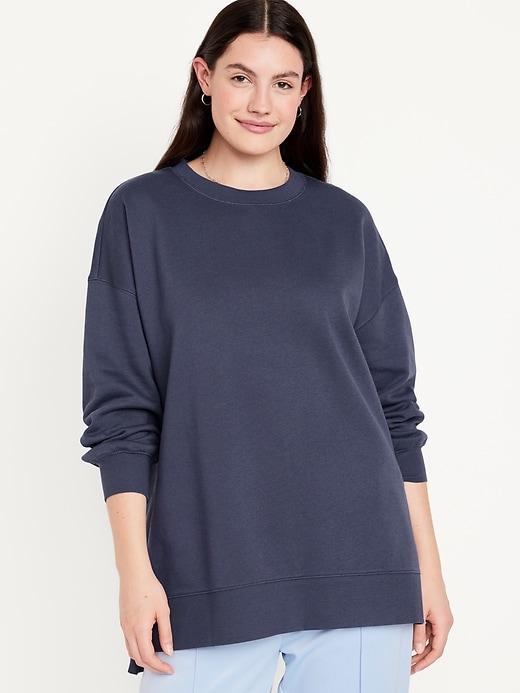 SoComfy Relaxed Tunic Sweatshirt Product Image