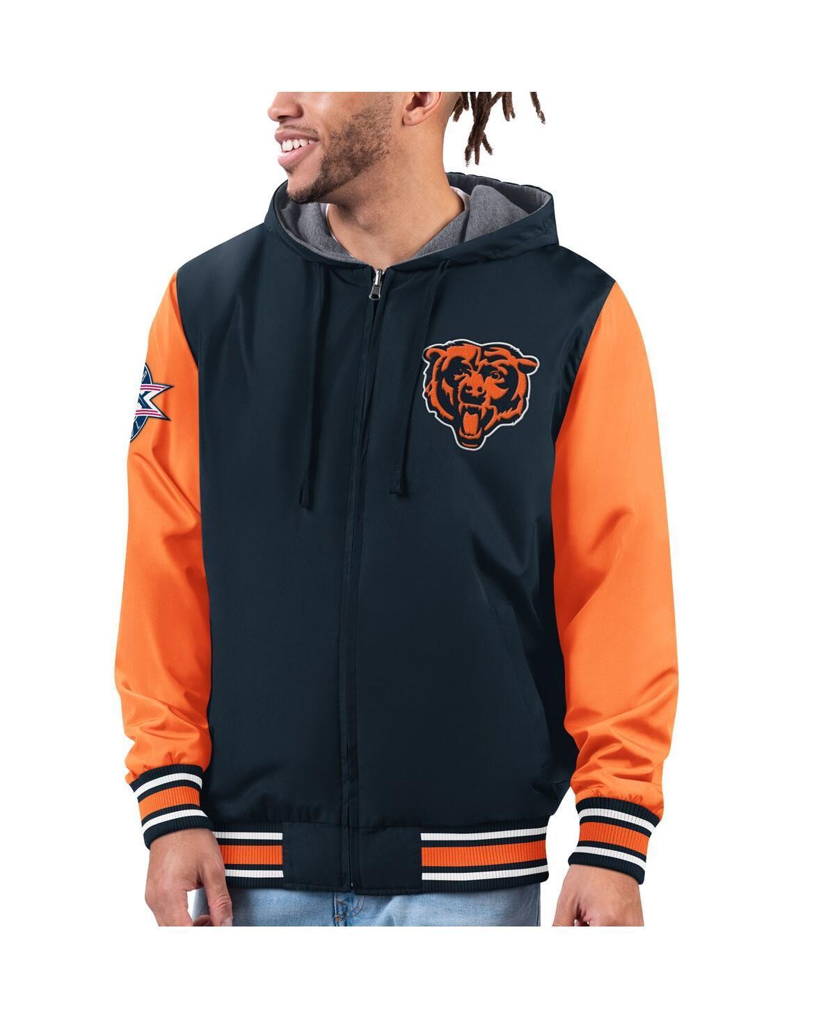 Mens G-iii Sports by Carl Banks Navy Chicago Bears Commemorative Reversible Full-Zip Jacket - Navy Product Image