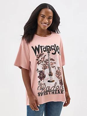 Women's Wrangler Western Graphic Oversized Tee | Women's TOPS | Wrangler® Product Image