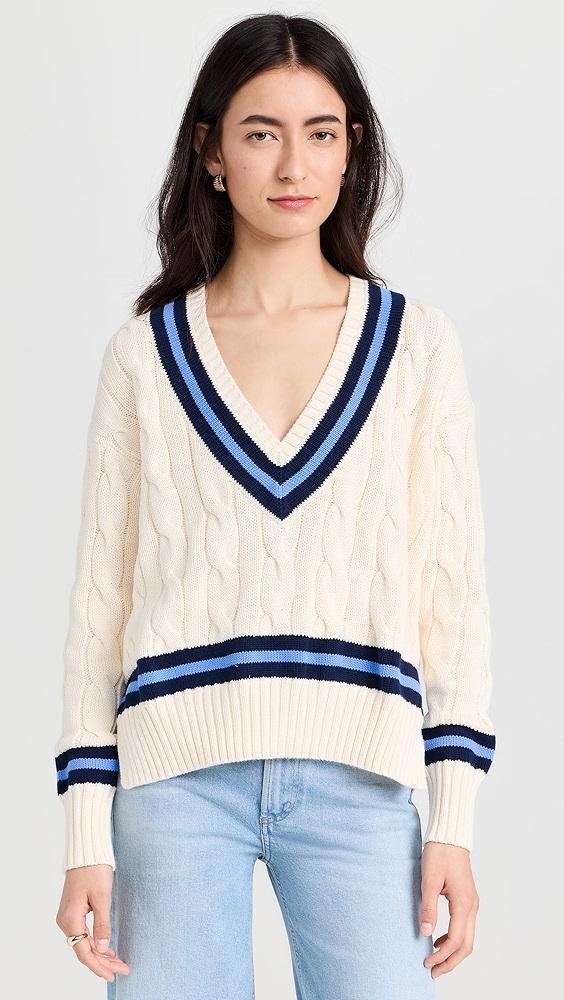 Polo Ralph Lauren Cable Knit Cotton Cricket Sweater | Shopbop Product Image