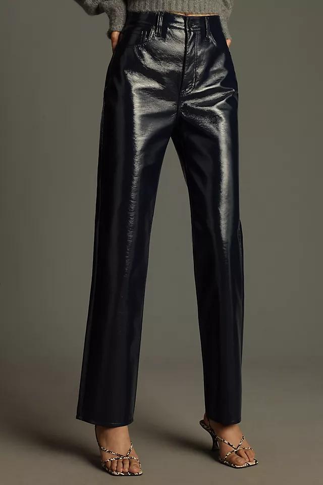 Pistola Cassie Vinyl Super High-Rise Straight-Leg Pants Product Image