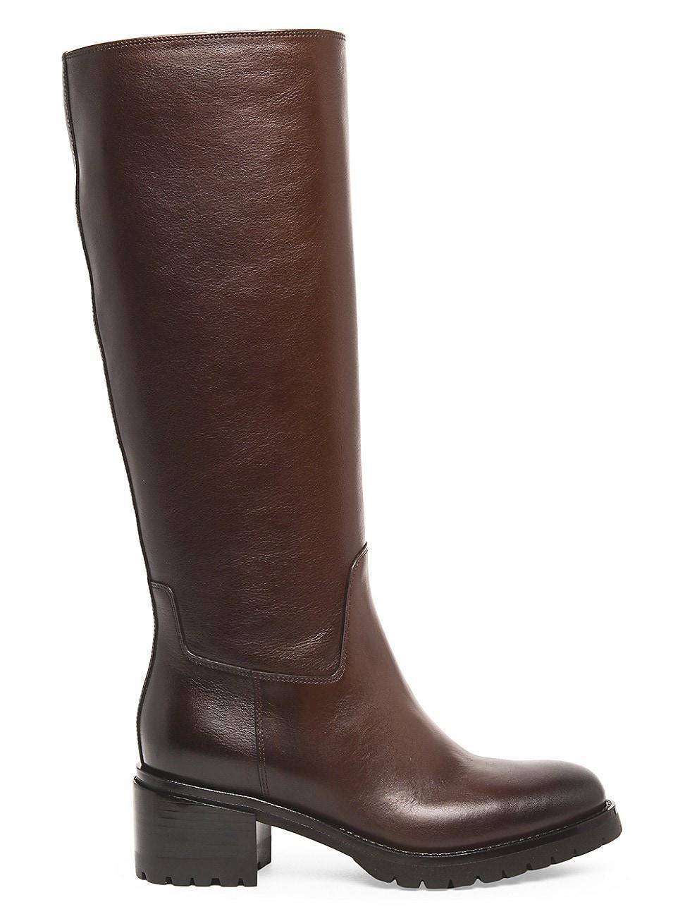 Womens Lug-Sole Leather Boots product image