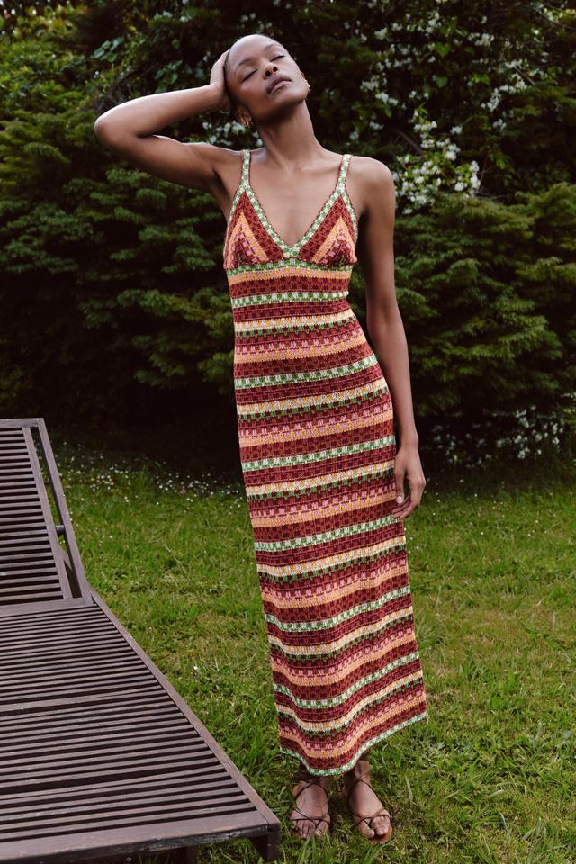 STRAPPY CROCHET DRESS Product Image