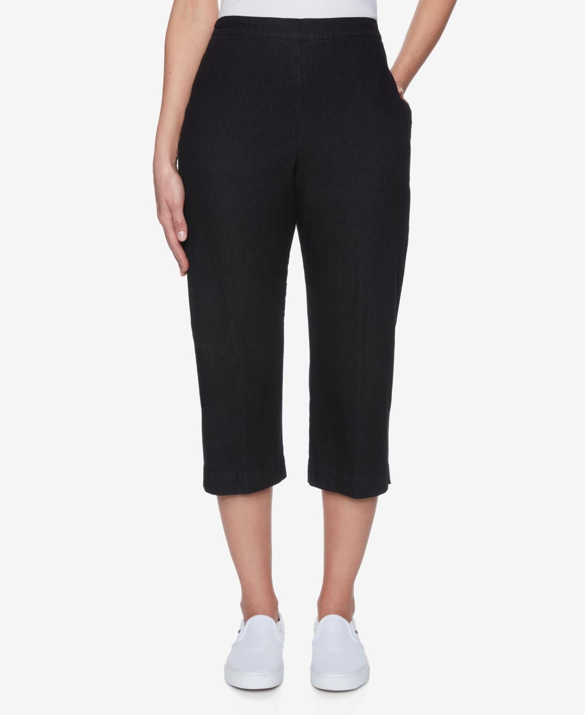 Womens Alfred Dunner Denim Capri Pants Product Image