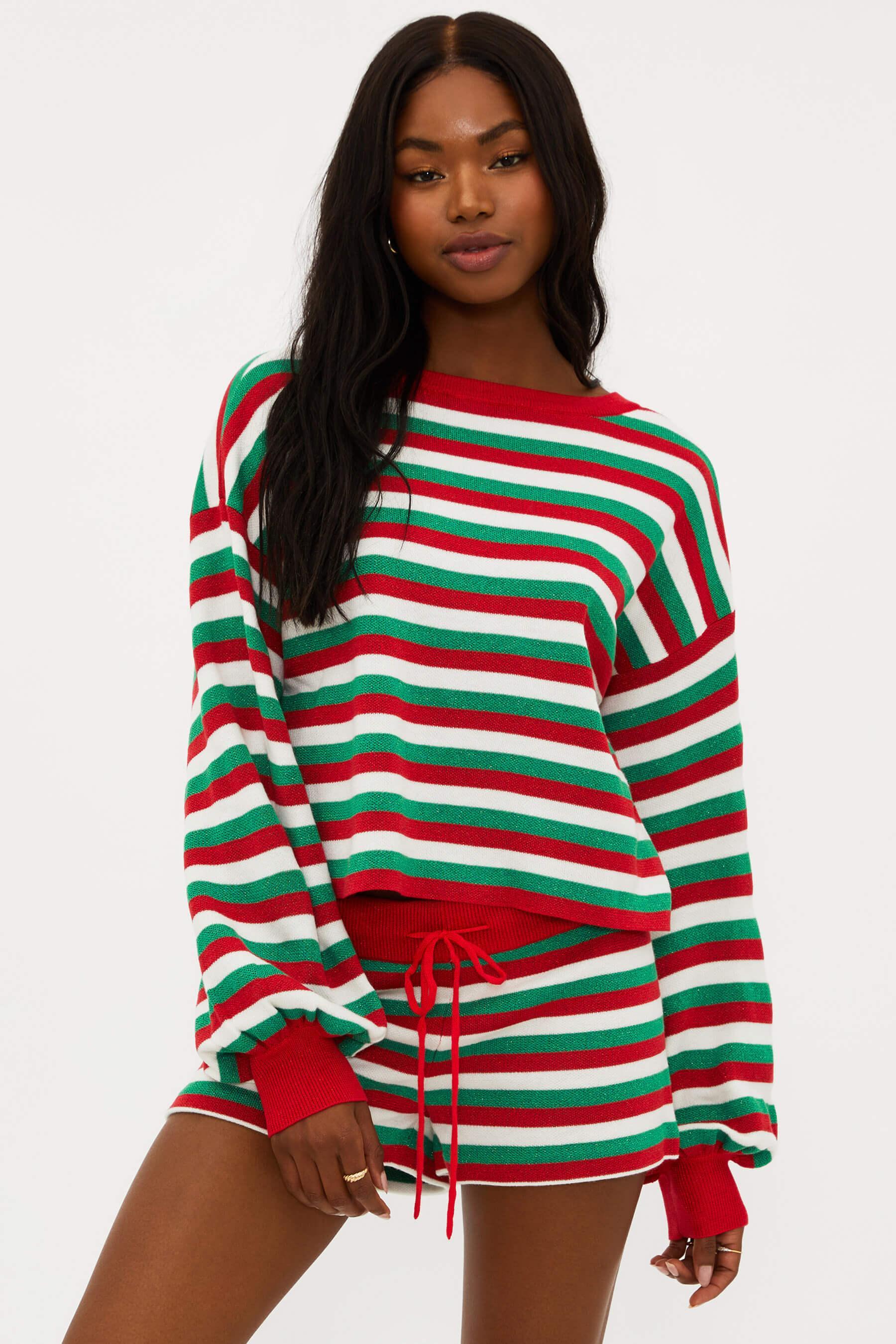 Ava Sweater Merry Stripe Product Image