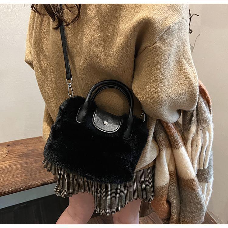 Fleece Crossbody Bag Product Image